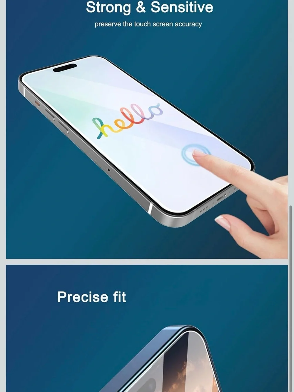 Ailun Glass Screen Protector 3-Pack Clear NWT